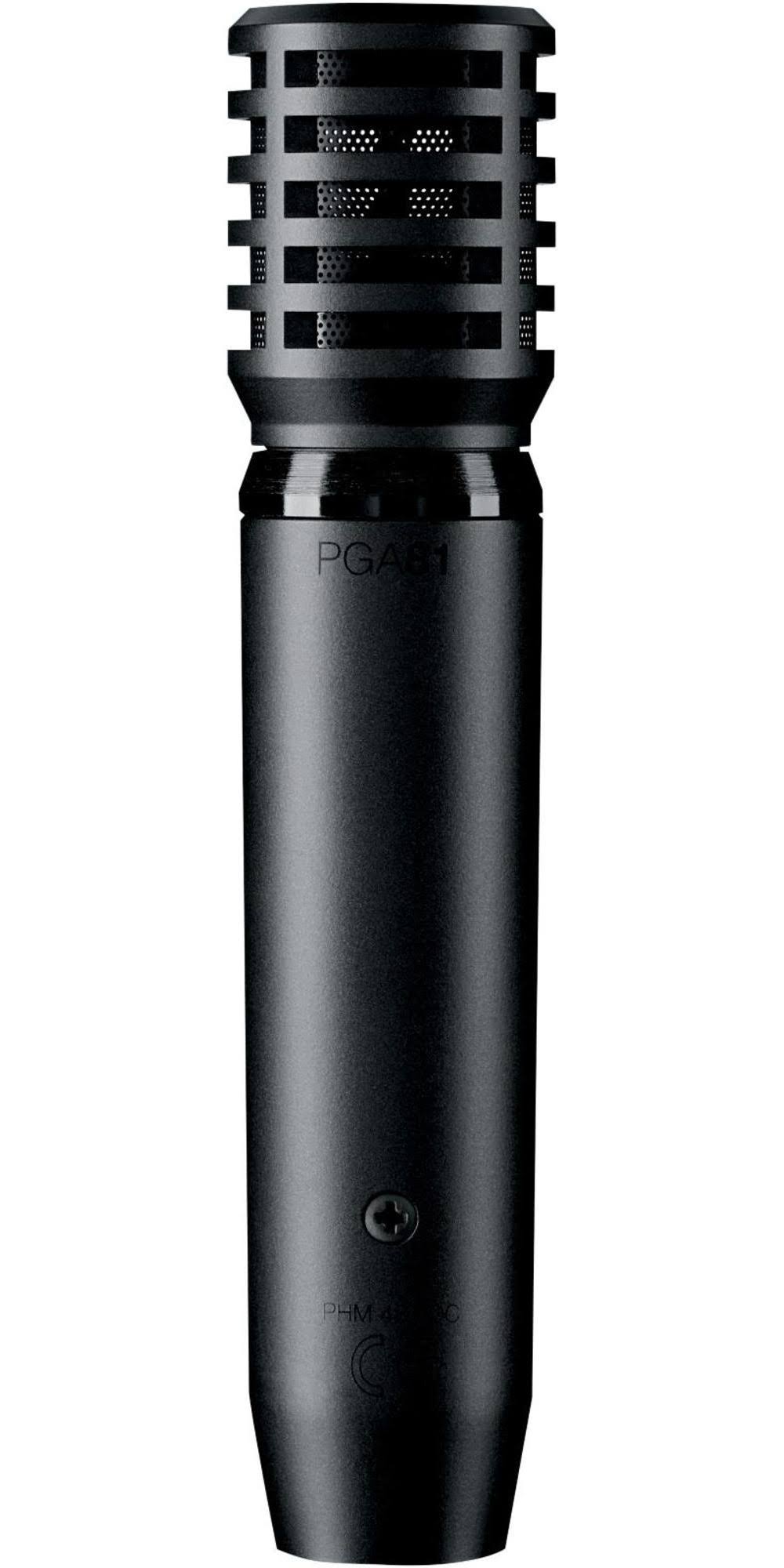 Black Metallic Cardioid Microphone G74952