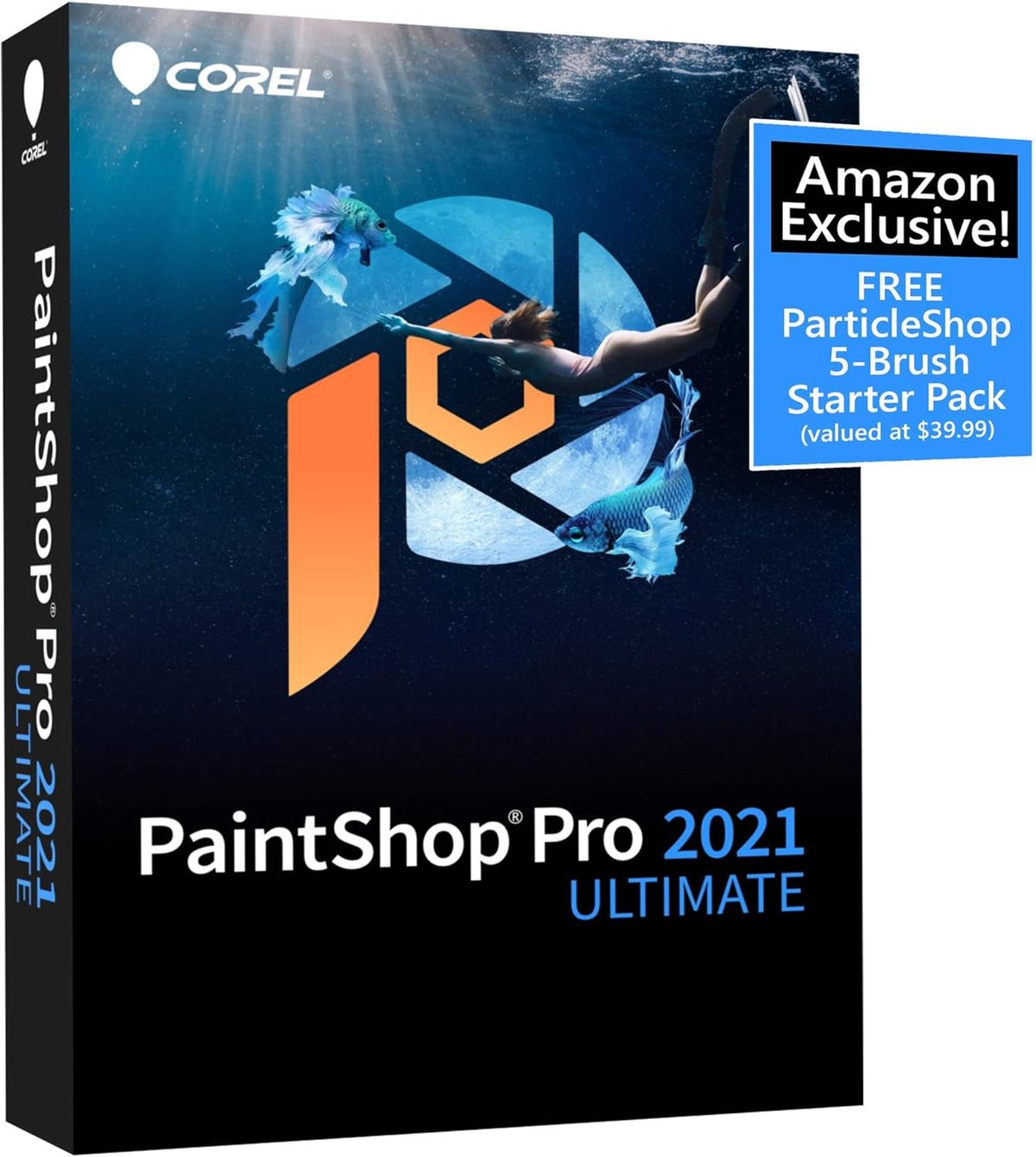 PaintShop Pro 2021 Ultimate Photo Editing Software [PC Disc] A763022