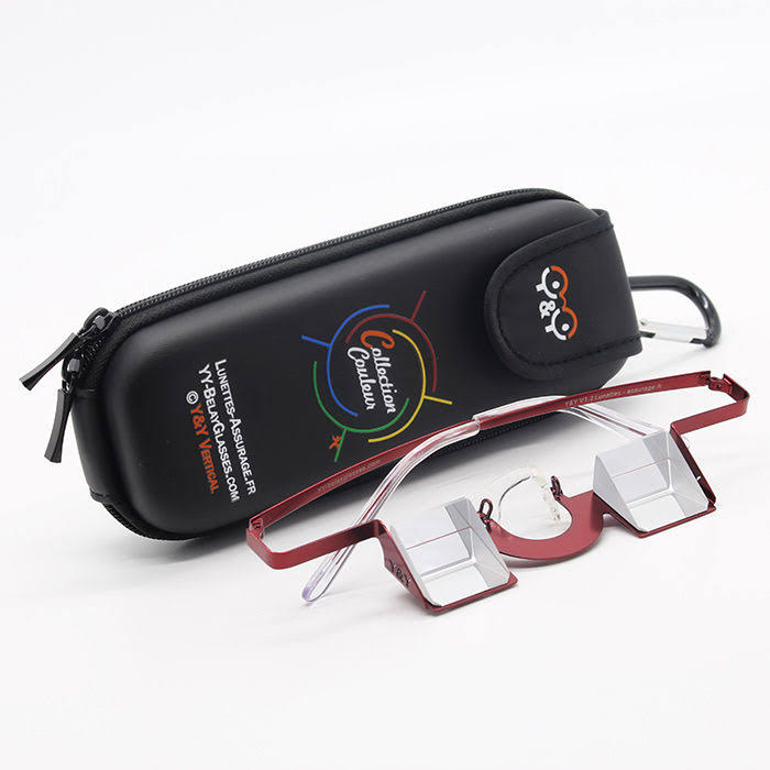 Bordeaux Red Vertical Belay Glasses T5629