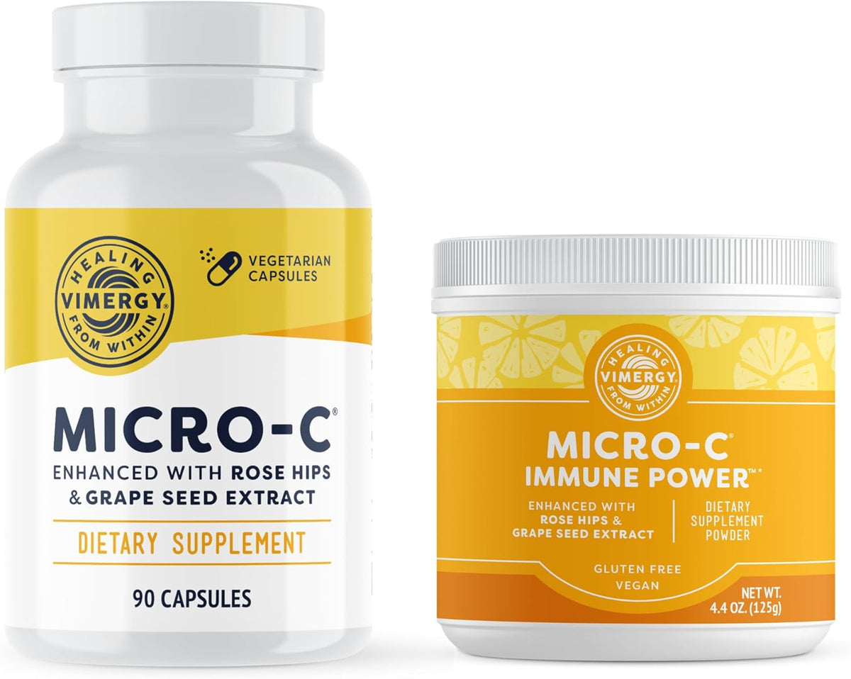 Micro-C Capsules (90 Capsules) and Micro-C Immune Power (125 Grams) - Bundle P73957