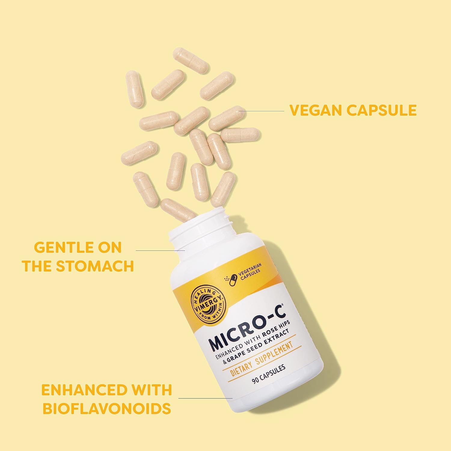 Micro-C Capsules (90 Capsules) and Micro-C Immune Power (125 Grams) - Bundle P73957