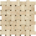 Polished Marble Mesh-Mounted Mosaic Tile J302