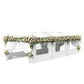 White 10x30 Heavy Duty Party Tent with 8 Removable Sidewalls Z651131