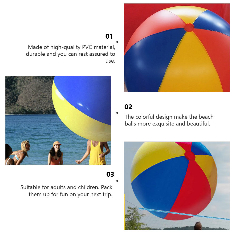 Large Inflatable Beach Ball Pool Water Toy F224