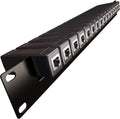 16 Port PoE+ Gigabit Ethernet Surge Protector 1U RackMount P153