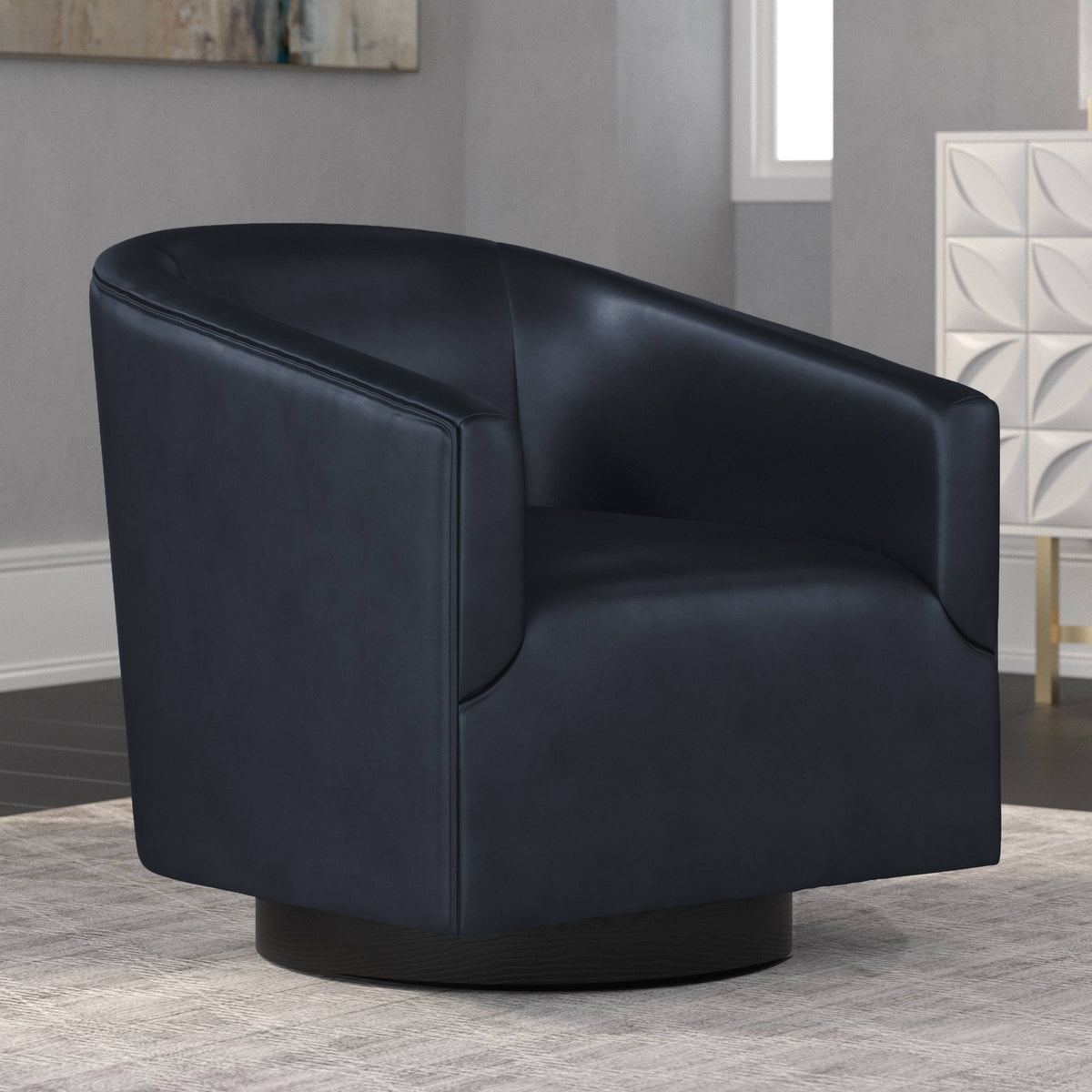 Black Swivel Chair W1074