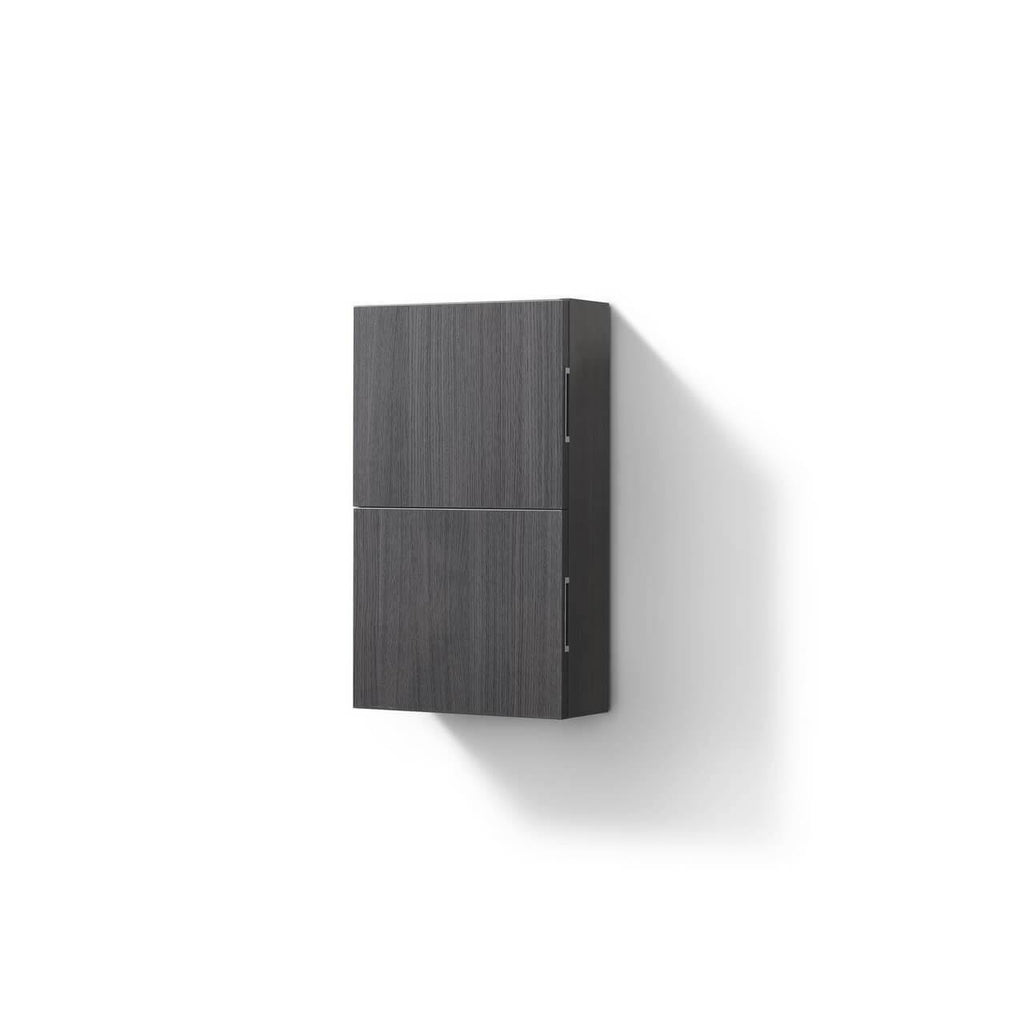 High Gloss Gray Oak Linen Side Cabinet with One Door R248262