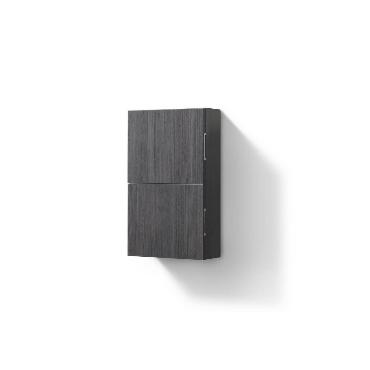 High Gloss Gray Oak Linen Side Cabinet with One Door R248262