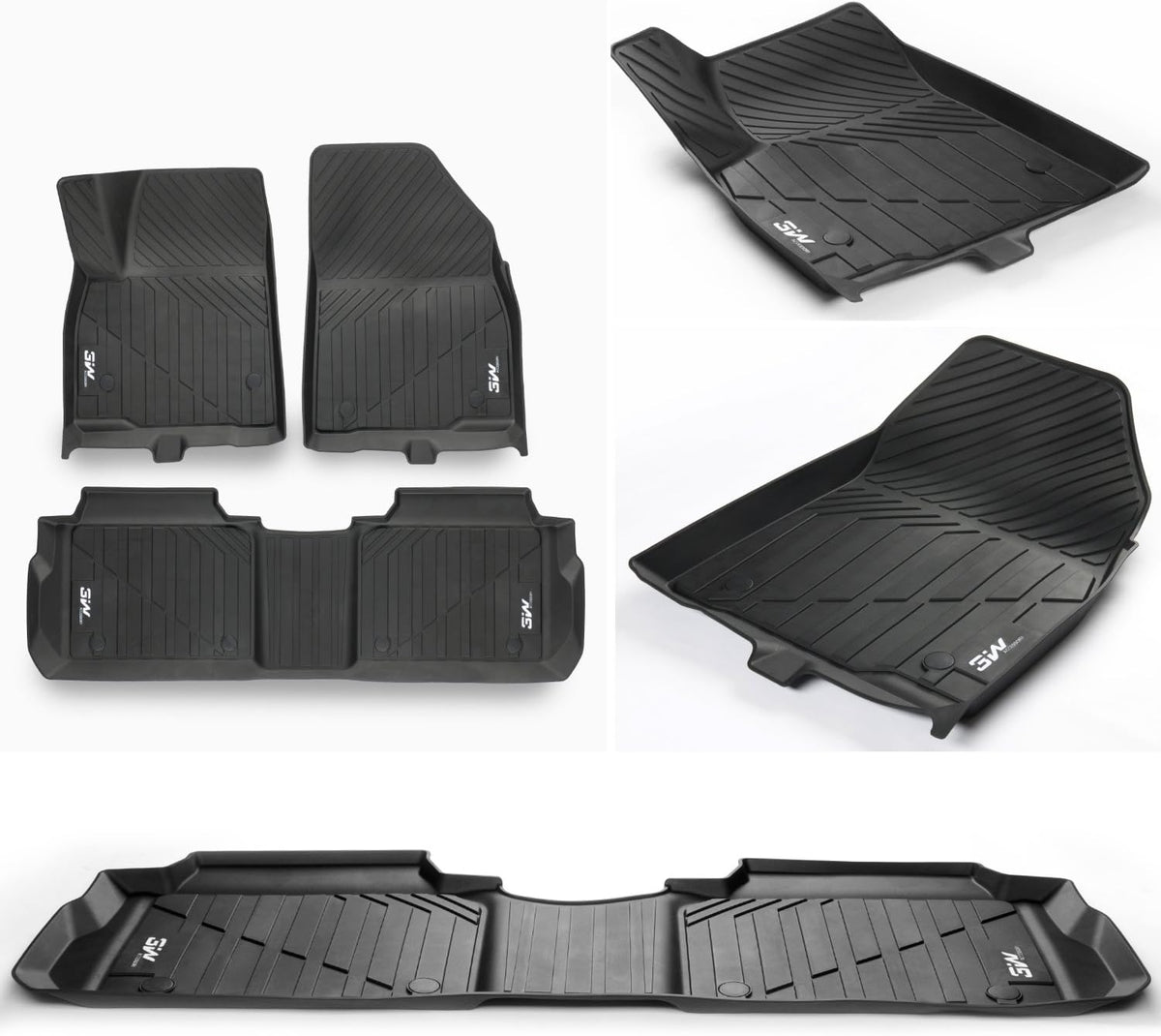 Black TPE All Weather Custom Fit Floor Liner Full Set U947