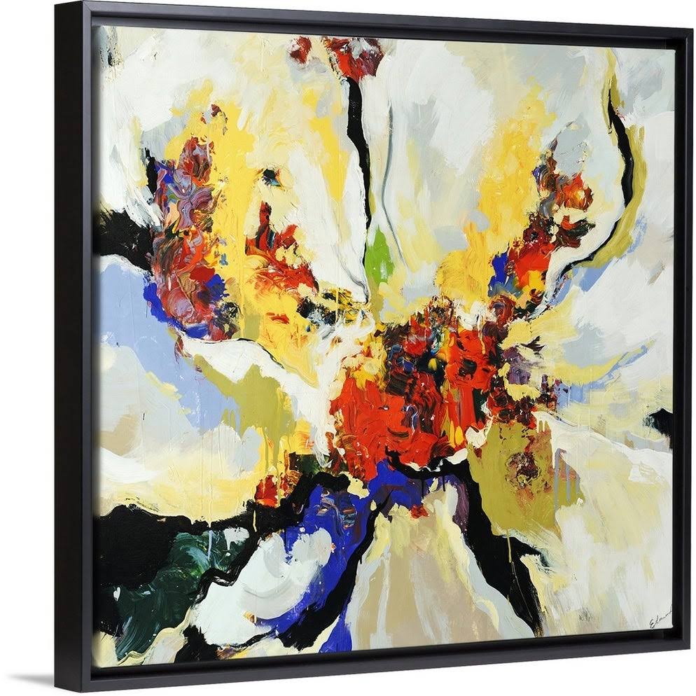 Black Float Frame Canvas Art B2748