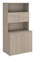 36W Tall Storage Cabinet with Doors and Shelves F60699