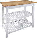 Walnut Kitchen Island with Solid American Hardwood Top U697704