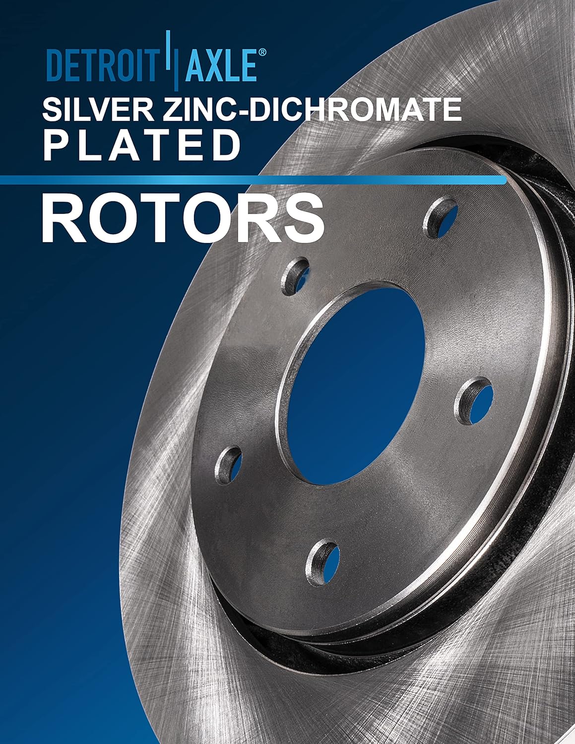 Front Disc Rotors + Brake Pads 6pc Set Q1783