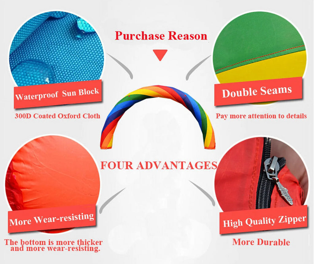 Inflatable Rainbow Advertising Arch with PU Coated (No Blower) N815291