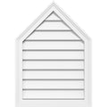 Peaked Top Surface Mount PVC Gable Vent H4612