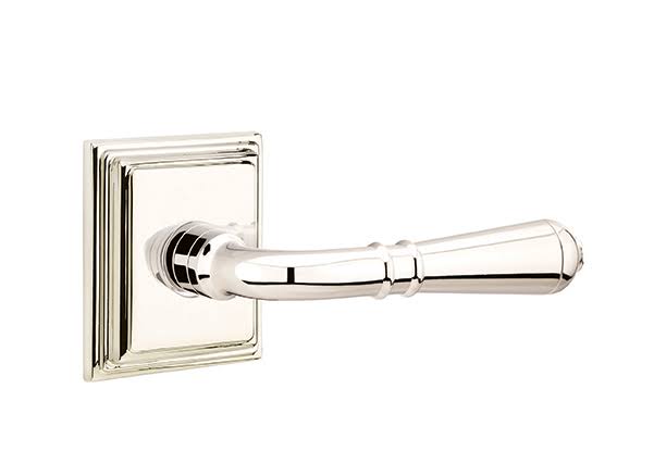 Polished Nickel Privacy Lever Set J117293