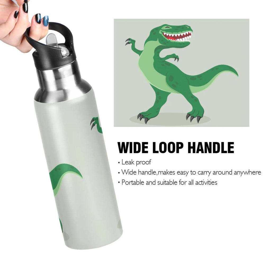 Stainless Steel Vacuum Insulated Water Bottle with Straw Lid 20 OZ Y9299