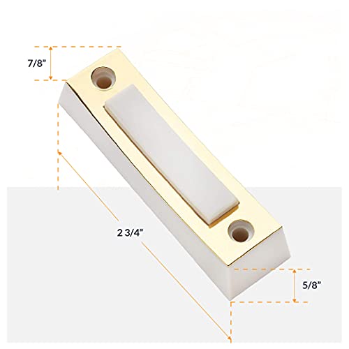 White Wired Door Bell Chime Kit with Transformer & Push Button I263
