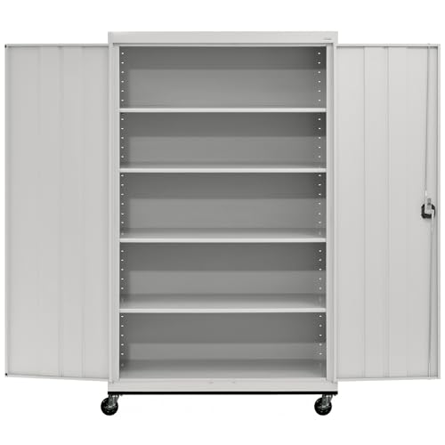 Charcoal Mobile Storage Cabinet P157