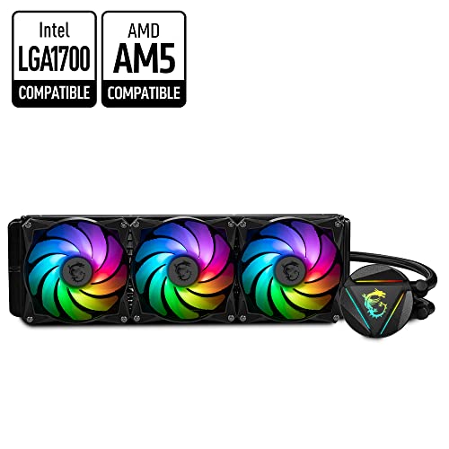 360mm AIO CPU Liquid Cooler with Triple 120mm RGB PWM Fans T69737
