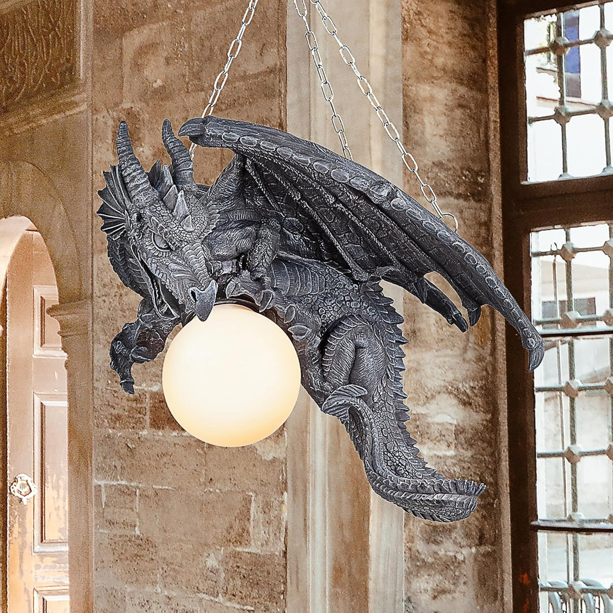 21 Inch Greystone Hanging Light Fixture W41460