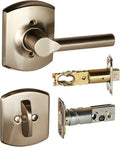 Satin Nickel Interior Lever Lock W474