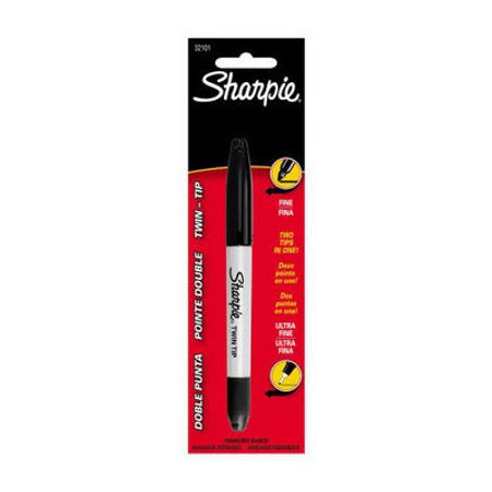 Black Twin Tip Sharpie (Case of 6) H58235