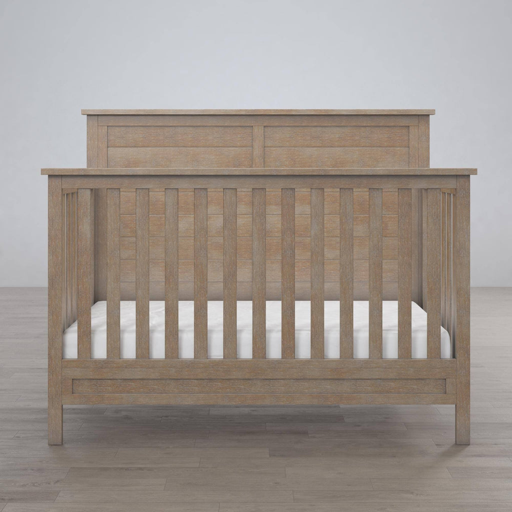 Rustic Grey 5-in-1 Convertible Crib F986932