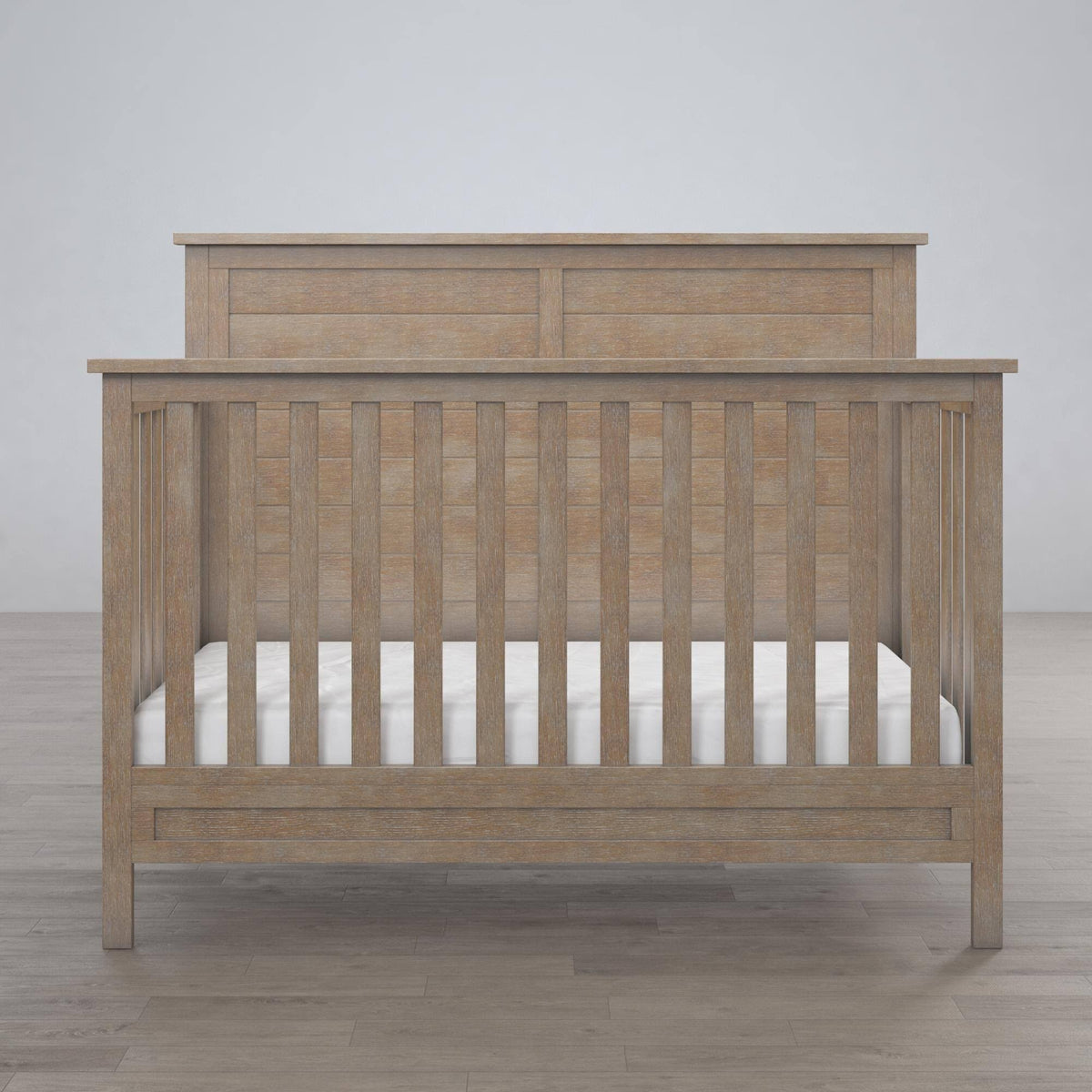Rustic Grey 5-in-1 Convertible Crib F986932
