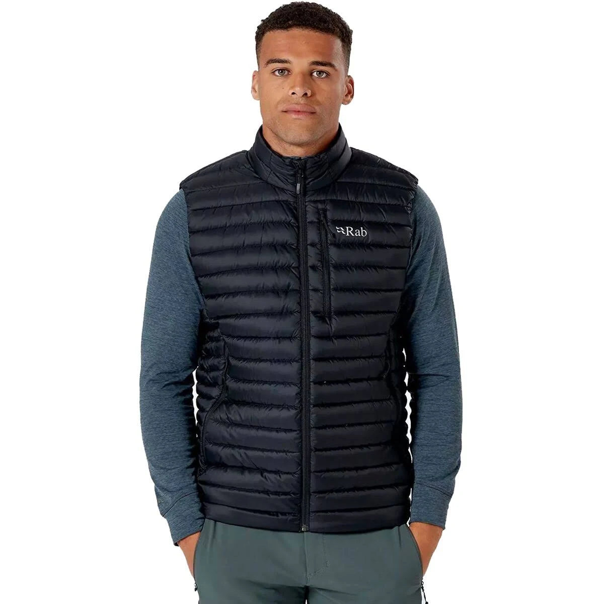 Black Microlight Vest B2693