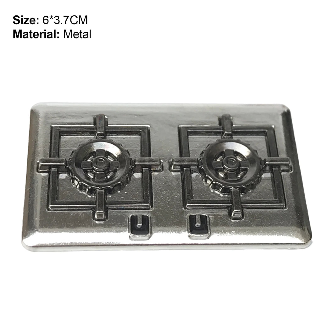 Metal Miniature Dollhouse Gas Stove N383048