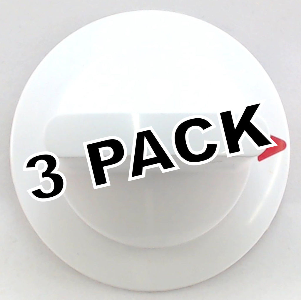 White Dryer Timer Knob, 3 Pk X99094