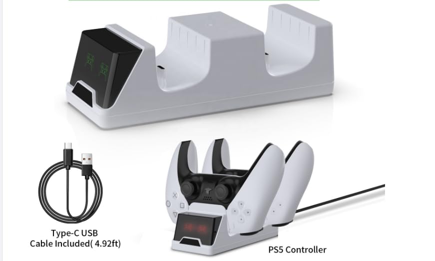 White 2TB Disc Edition PlayStation 5 Gaming Console with Dual-Controller Charger H63156