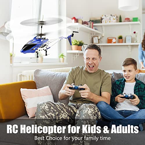 Blue 3.5 Channel Mini RC Helicopter N710563