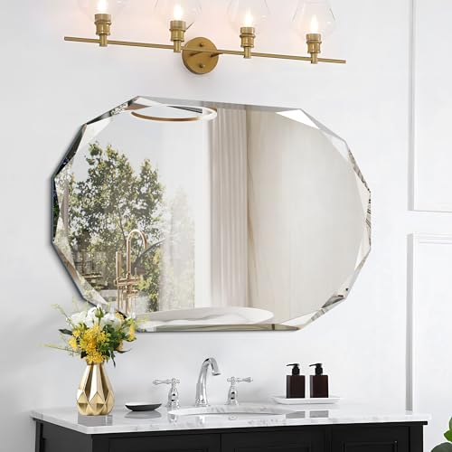 20x28 inch Beveled Edge Frameless Bathroom Mirror T599025
