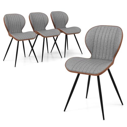 Upholstered Dining Chairs Set of 2 with Curved Backrest K577795