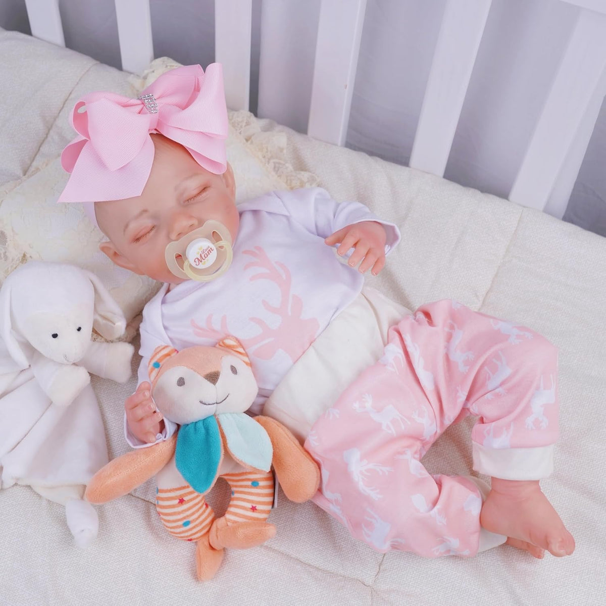 20-Inch Soft Cloth Reborn Baby Doll M2193