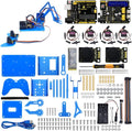 Robot Arm Starter Kit for Arduino, 4DOF Robotics Arm DIY Set, Pack of 2 V801