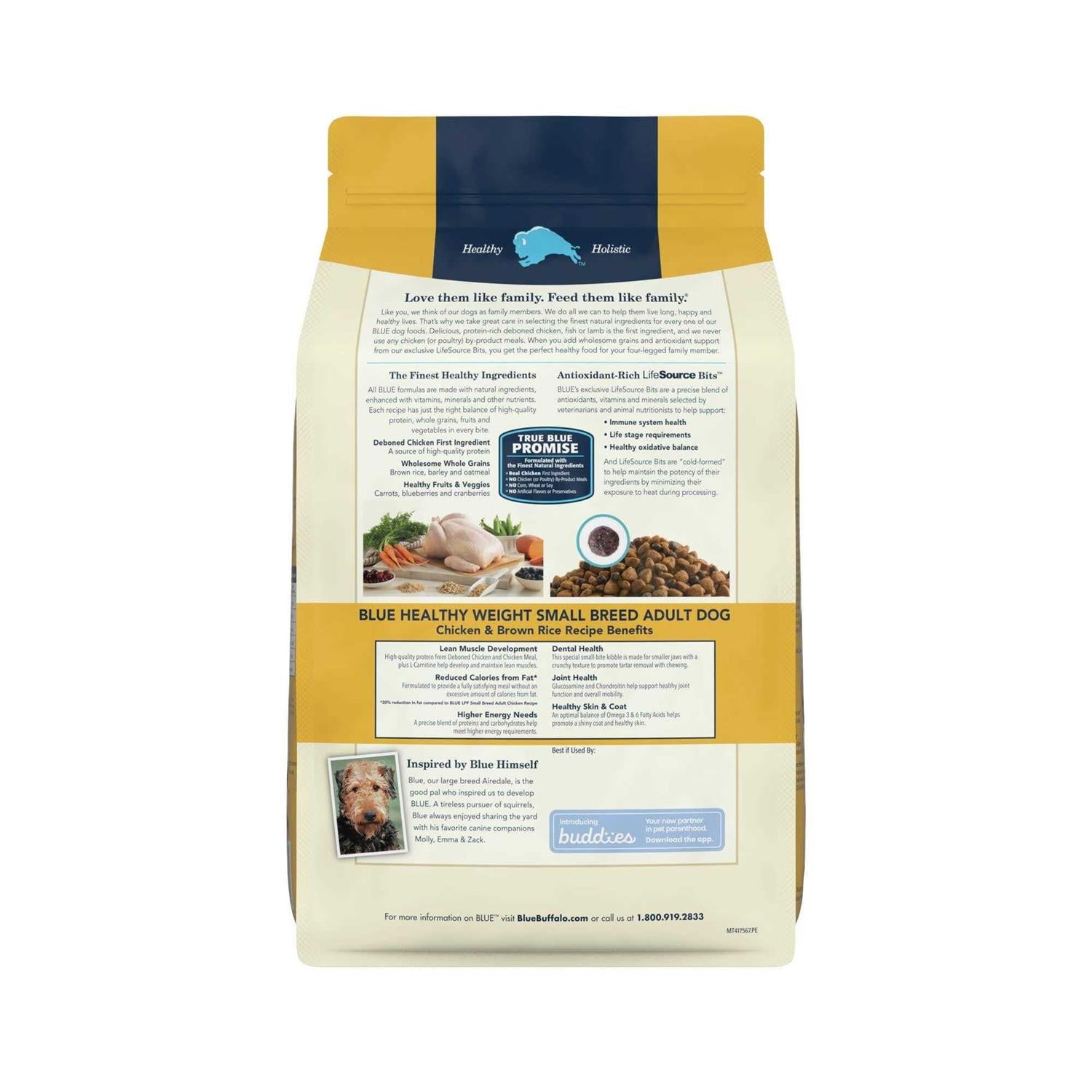 Small Breed Healthy Weight Adult Dry Dog Food L4095
