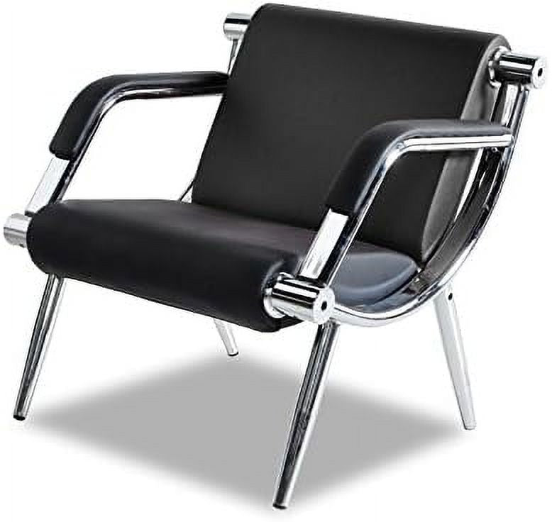 Black PU Leather Visitor Sofa I251