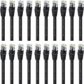 Black Cat5e Ethernet Patch Cable 1 Foot P529