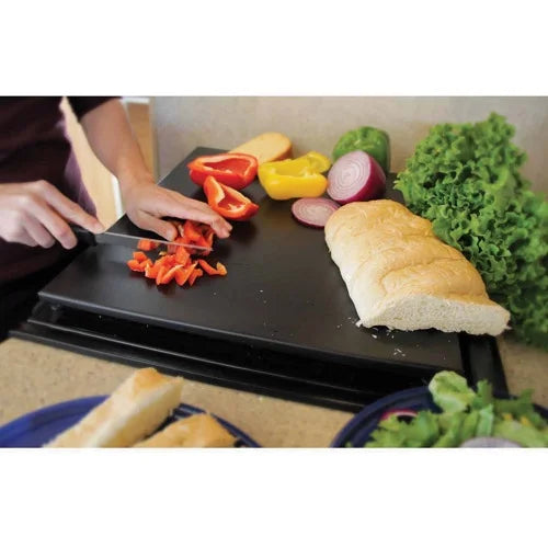 Black Stove Topper and Cutting Board C76205