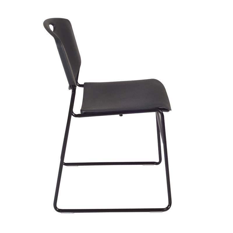 Mahogany/Black L-Desk with Return G733