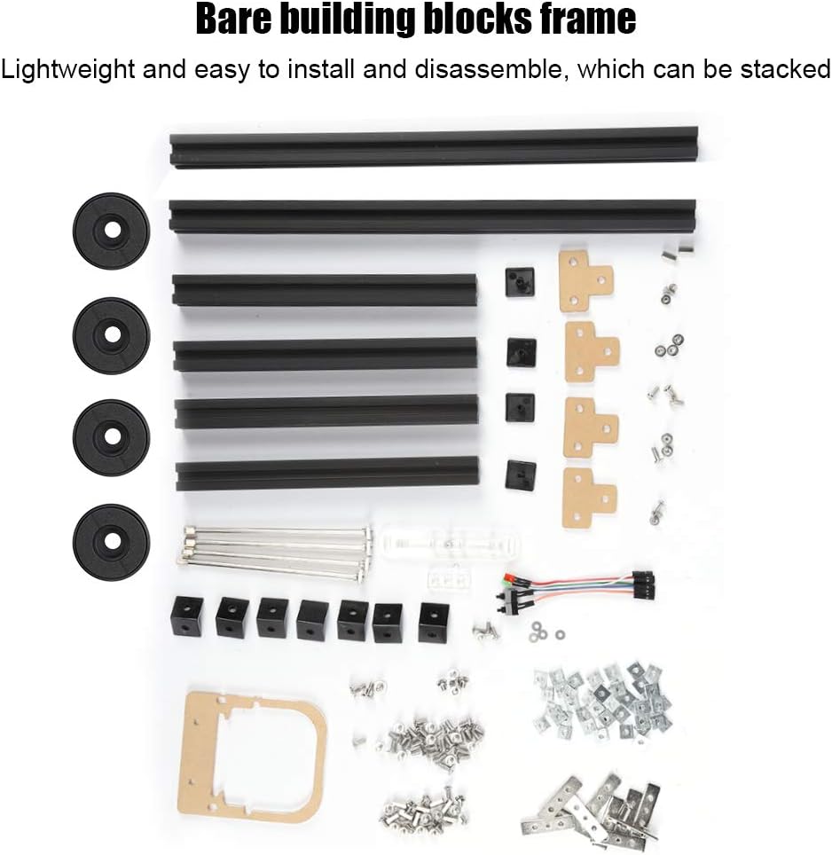 Black Aluminum Open Air PC Test Bench Pack of 2 A984