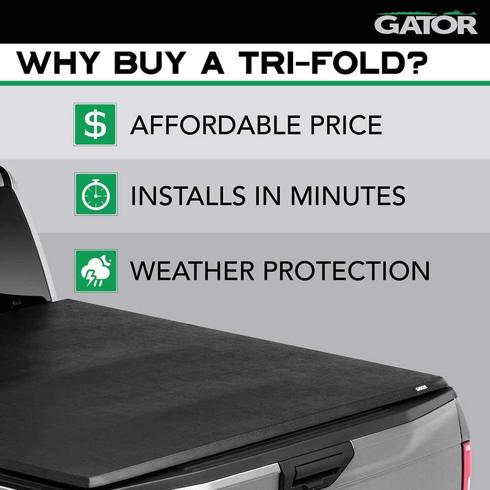 Soft Tri-Fold Truck Bed Tonneau Cover for 8' 2" Bed A3745
