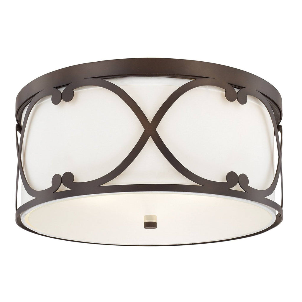 Burnished Bronze Flush Mount Light E802518