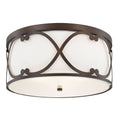 Burnished Bronze Flush Mount Light E802518