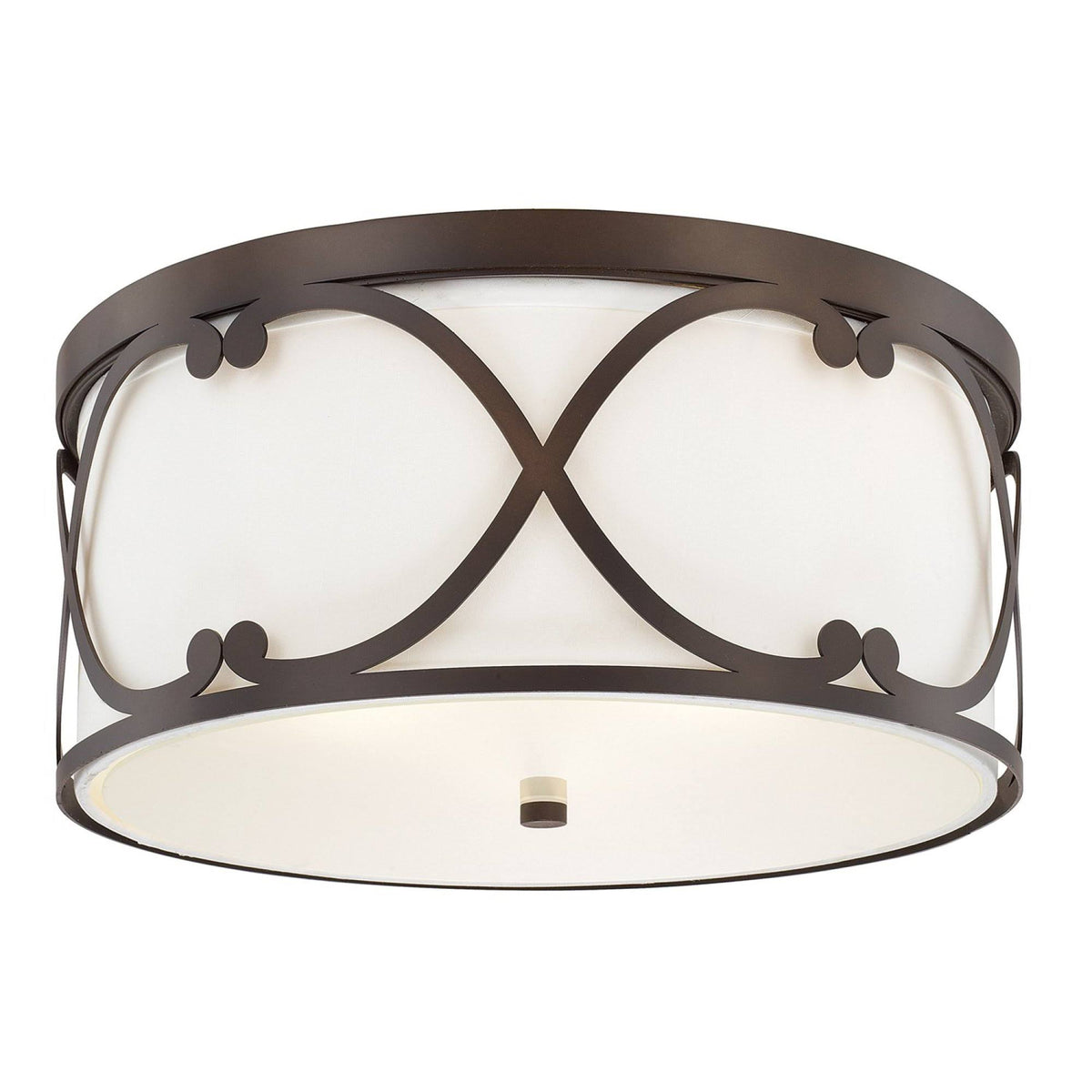 Burnished Bronze Flush Mount Light E802518
