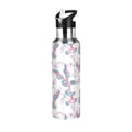Stainless Steel Insulated Thermos Vacuum Flask Water Bottle with Straw Lid P313278