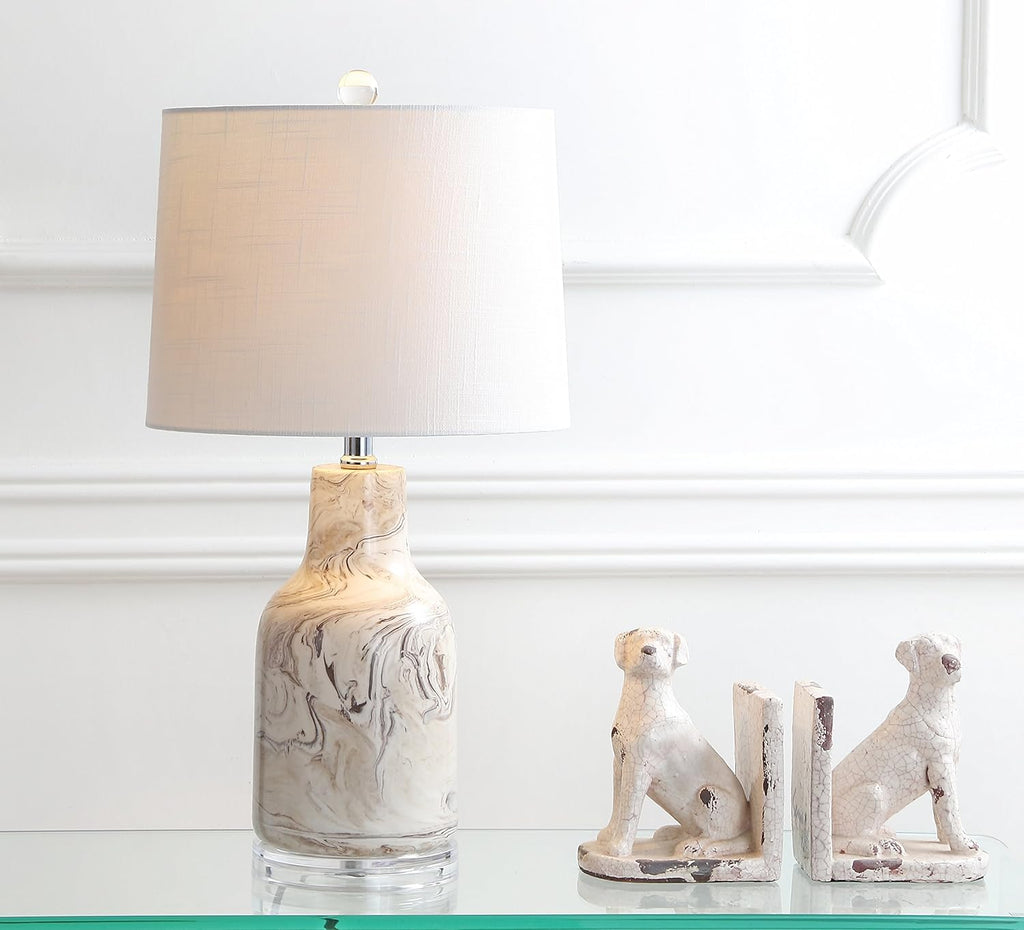 Gray/White Ceramic LED Table Lamp R377947